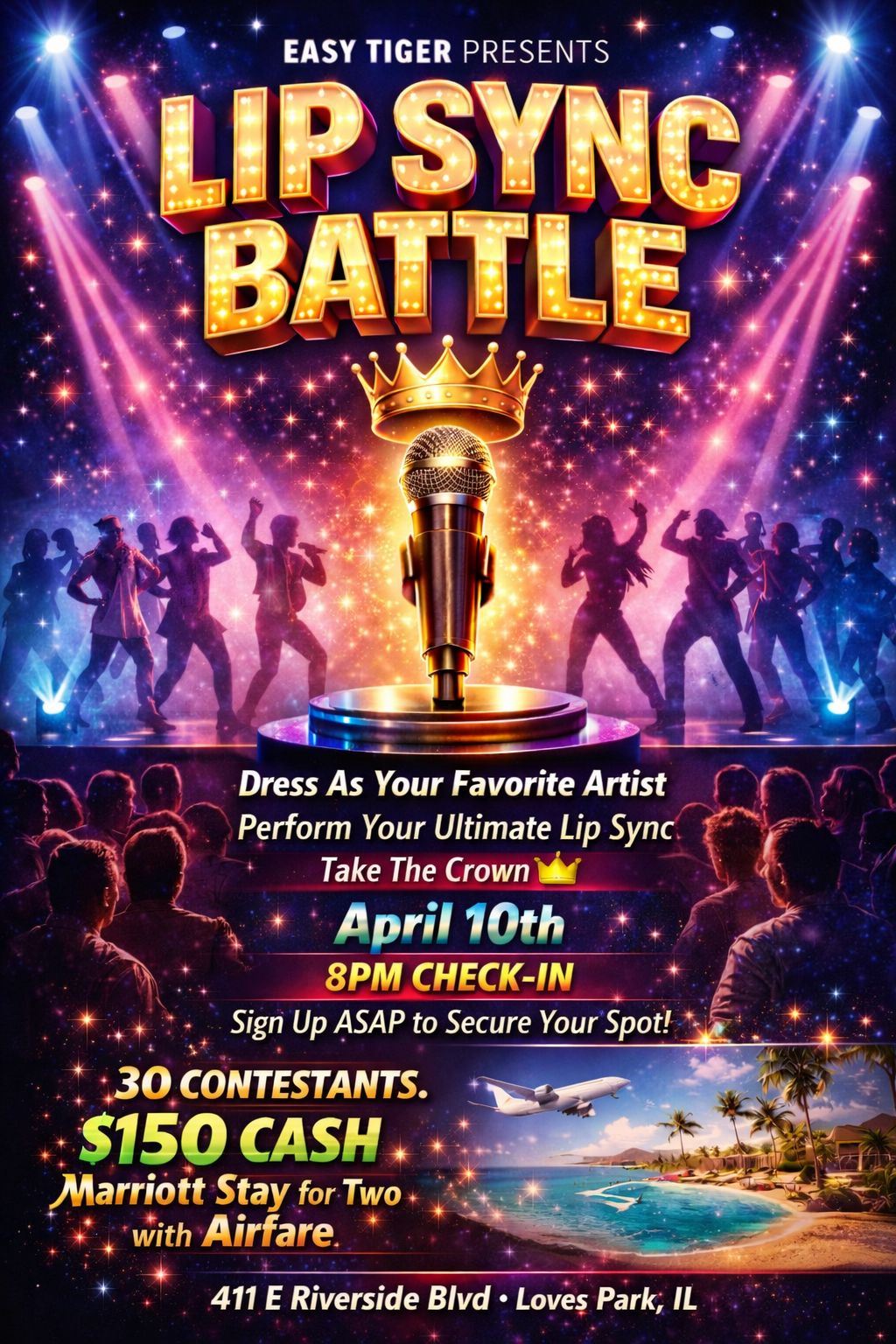 Ultimate Lip Sync Battle! Grand Prize 2 Night Marriot Stay with Airfare & $150 Cash