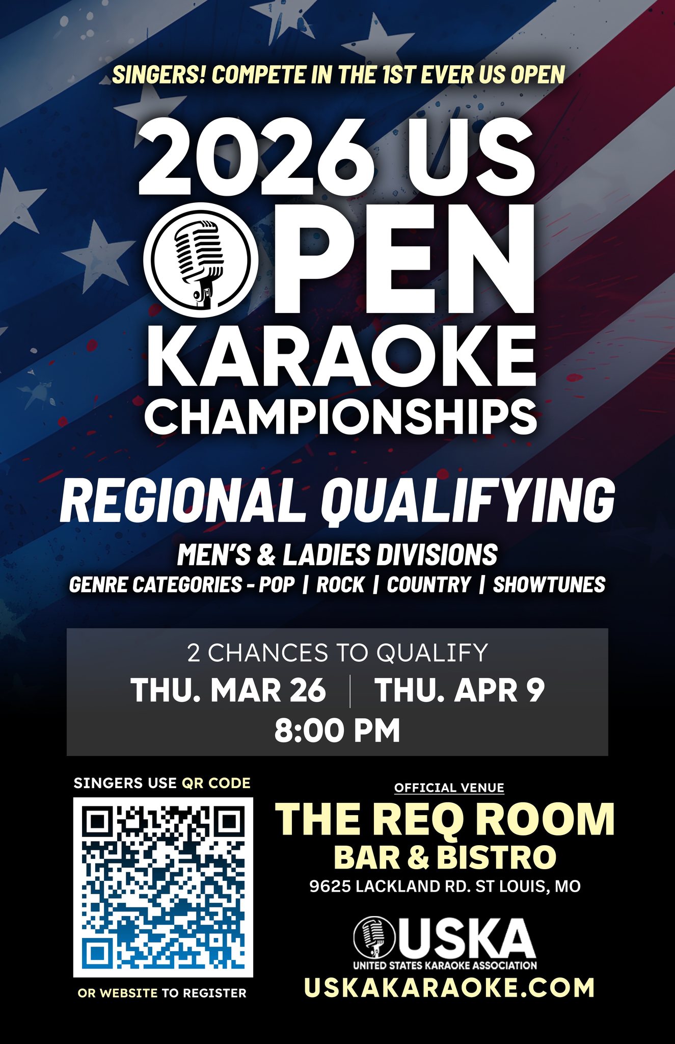 USKA / IKF US OPEN KARAOKE CONTEST - REQ ROOM