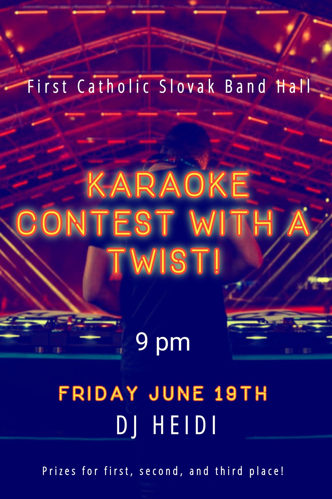 Karaoke Contest with a twist!