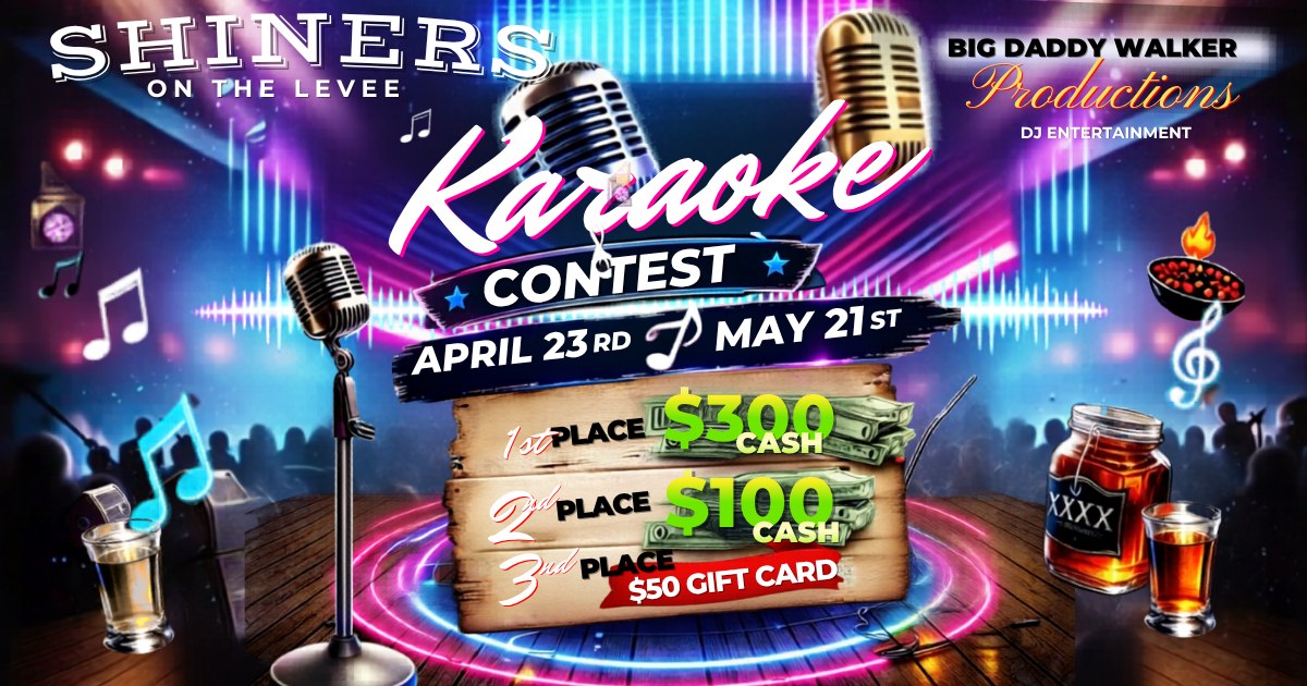 Karaoke Contest FINALS @ Shiners on the Levee