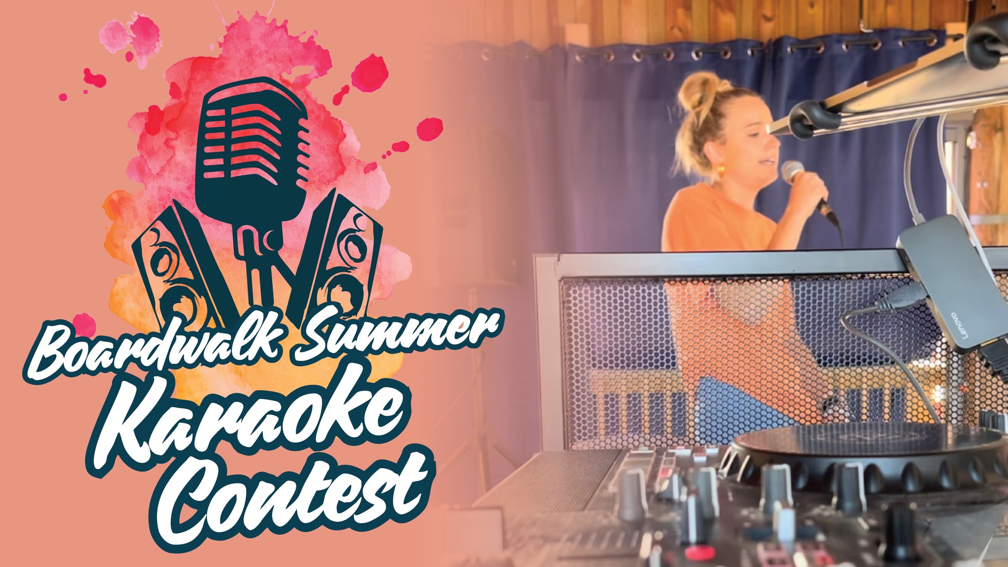 🎤🌴 Boardwalk Summer Karaoke Contest!
