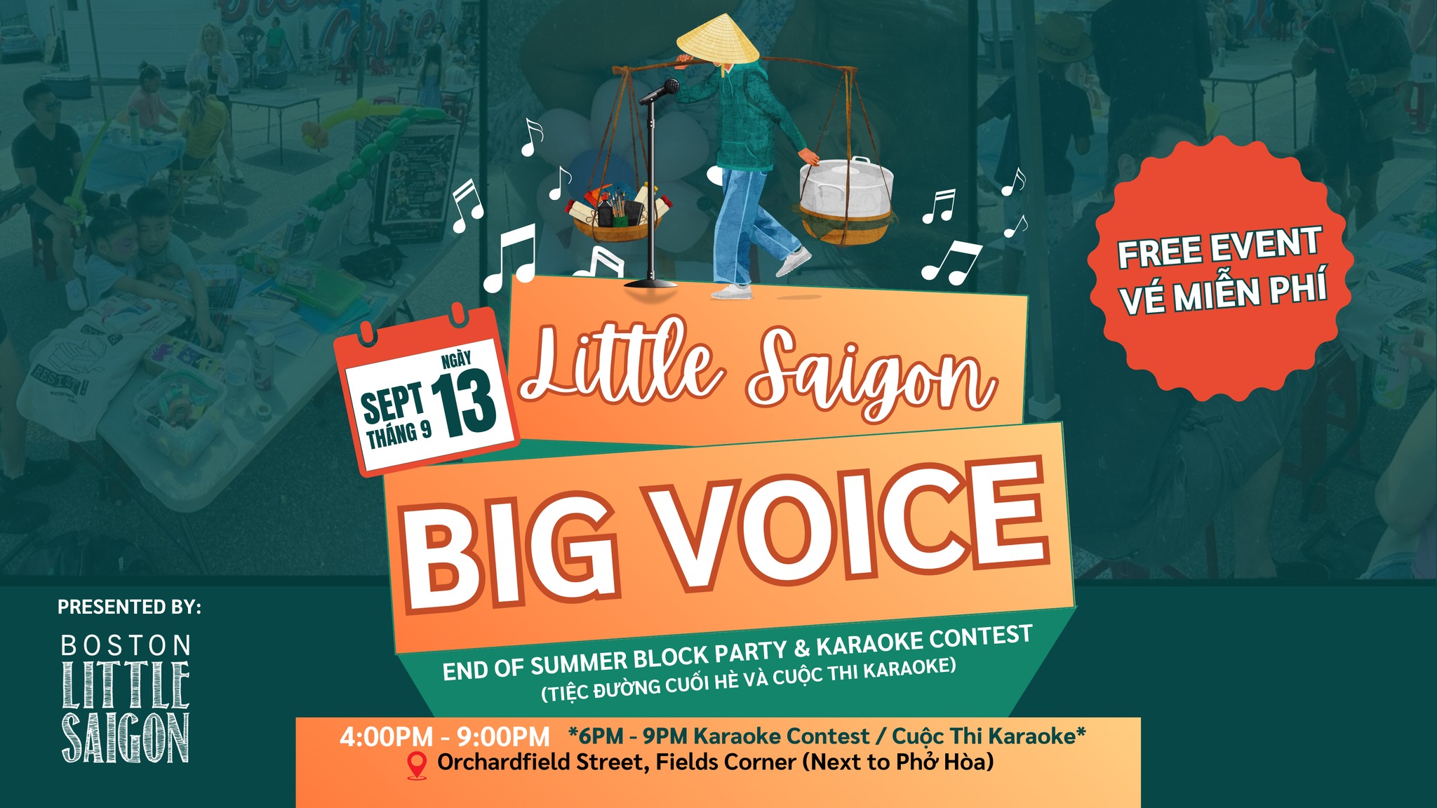 Little Saigon, Big Voice : End of Summer Block Party & Karaoke Contest