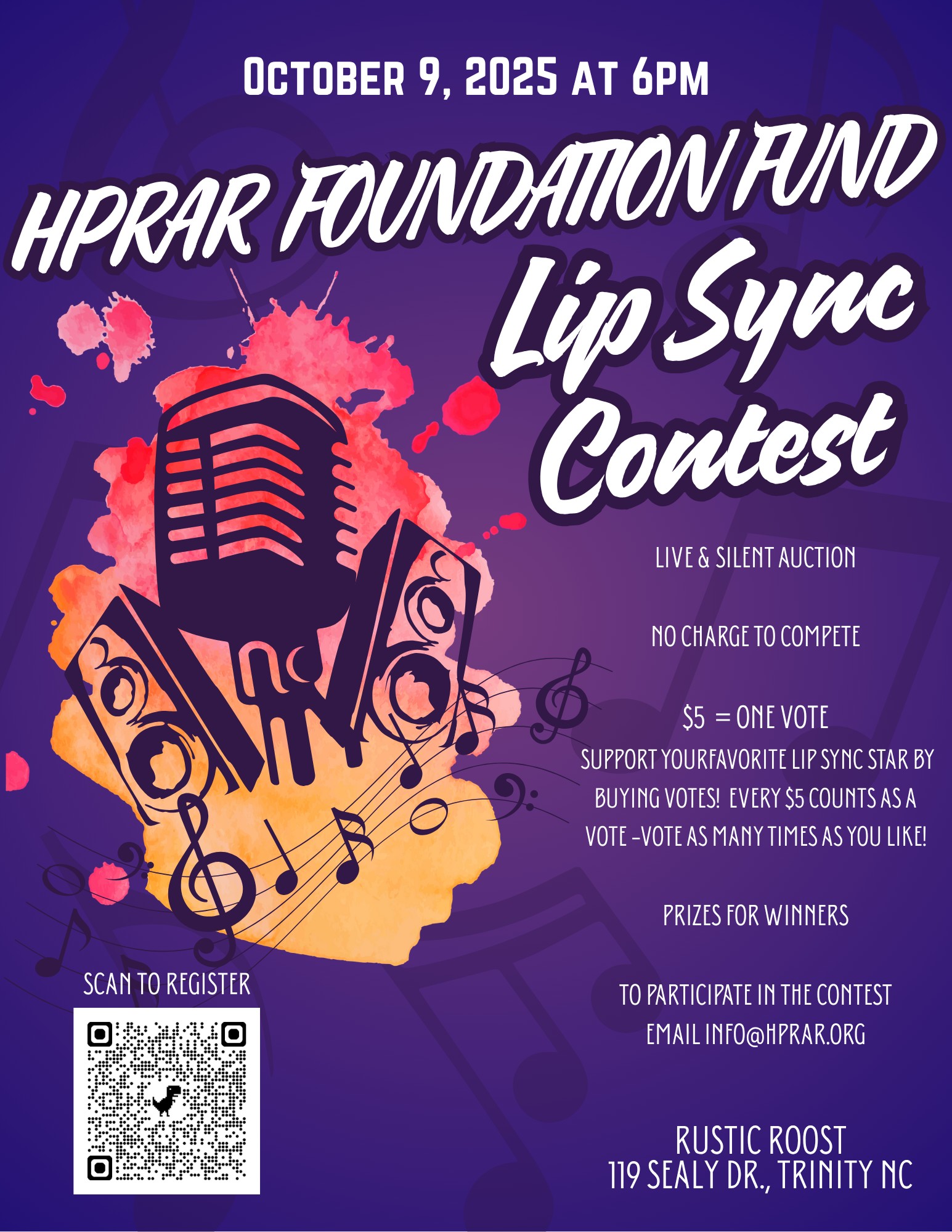 HPRAR Foundation Fund Lip Sync Contest