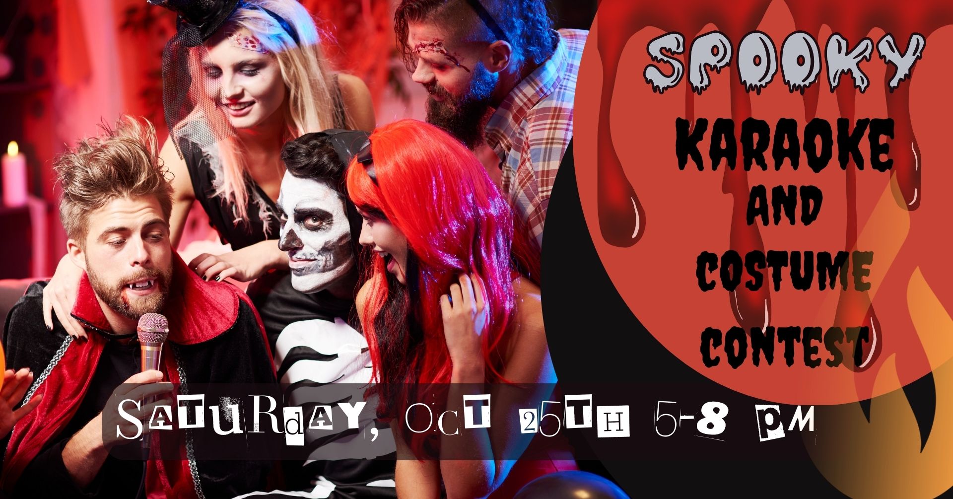 Spooky Karaoke hosted by Scott Steele Entertainment & Costume Contest