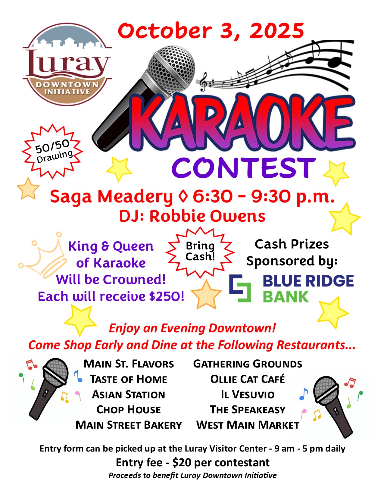 Luray Downtown Karaoke Contest