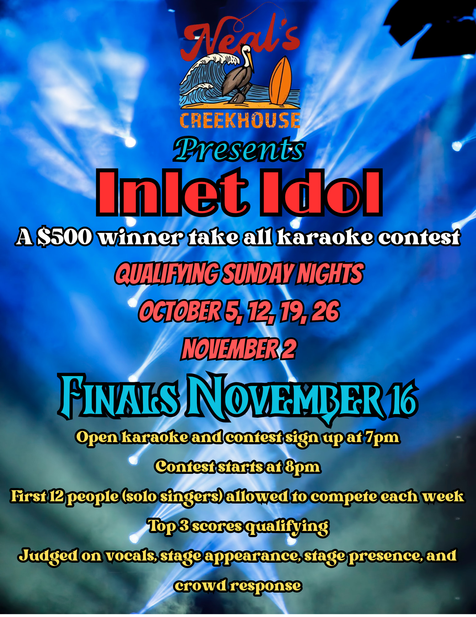 Inlet Idol Karaoke Contest