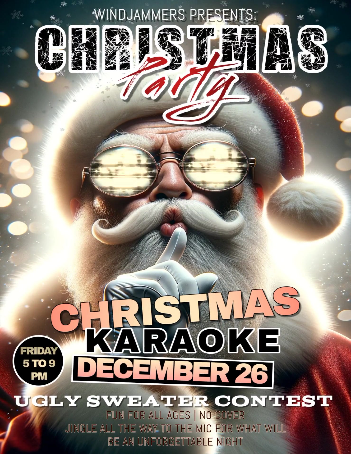 🎅🎄 Christmas Karaoke & Ugly Sweater Contest Party! 🎄🎅