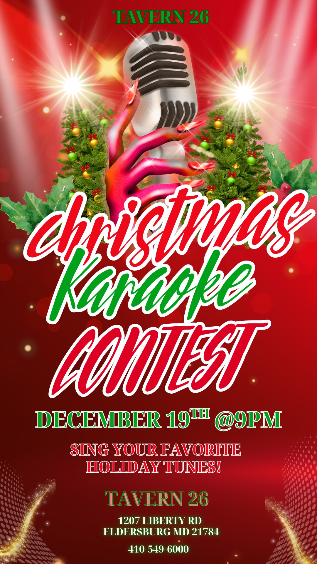 CHRISTMAS KARAOKE CONTEST