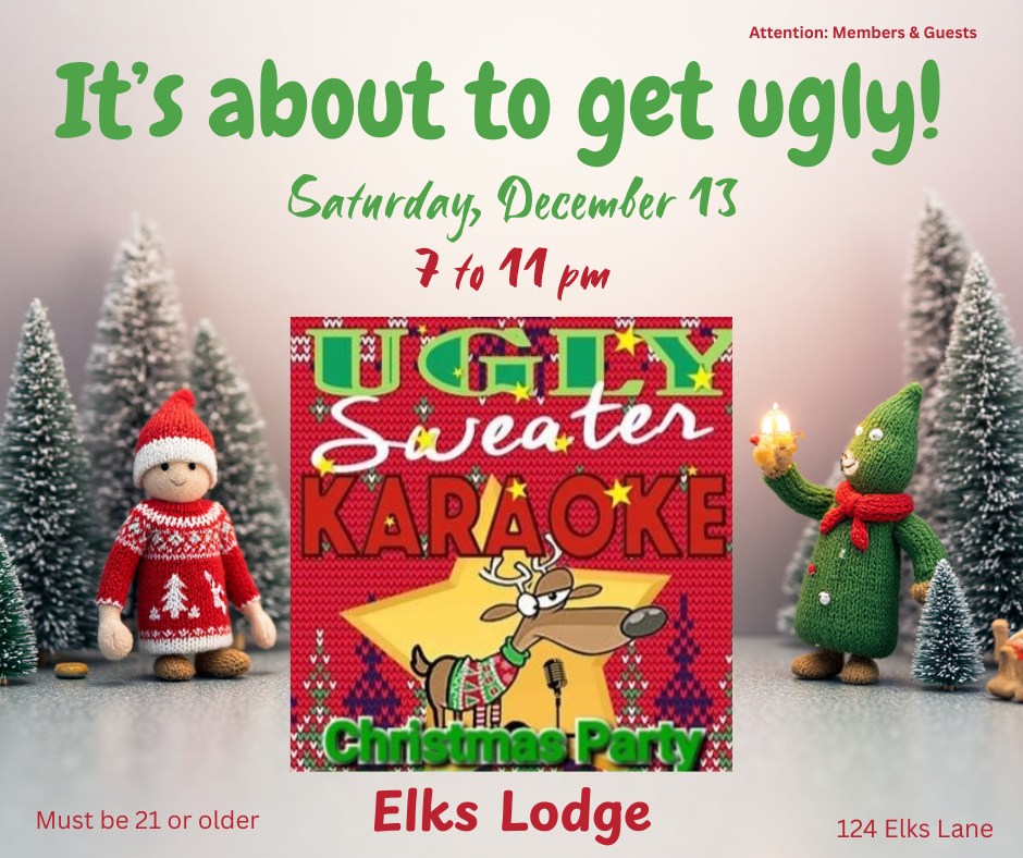 Elks Karaoke & Ugly Sweater Contest