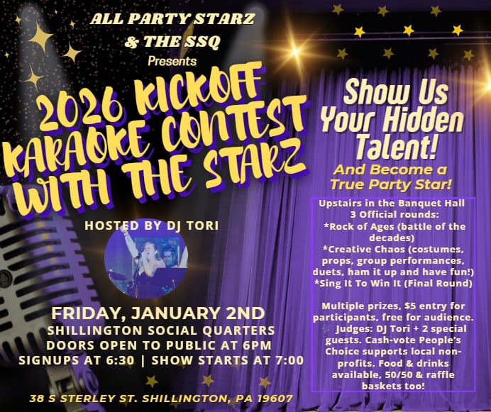 ALL Party Starz Karaoke Contest 2026 Kickoff Edition