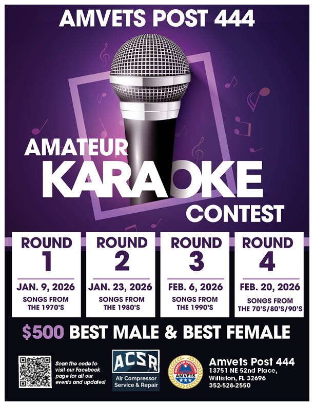Amvets Post 444 Annual Amateur Karaoke Contest - ROUND 1