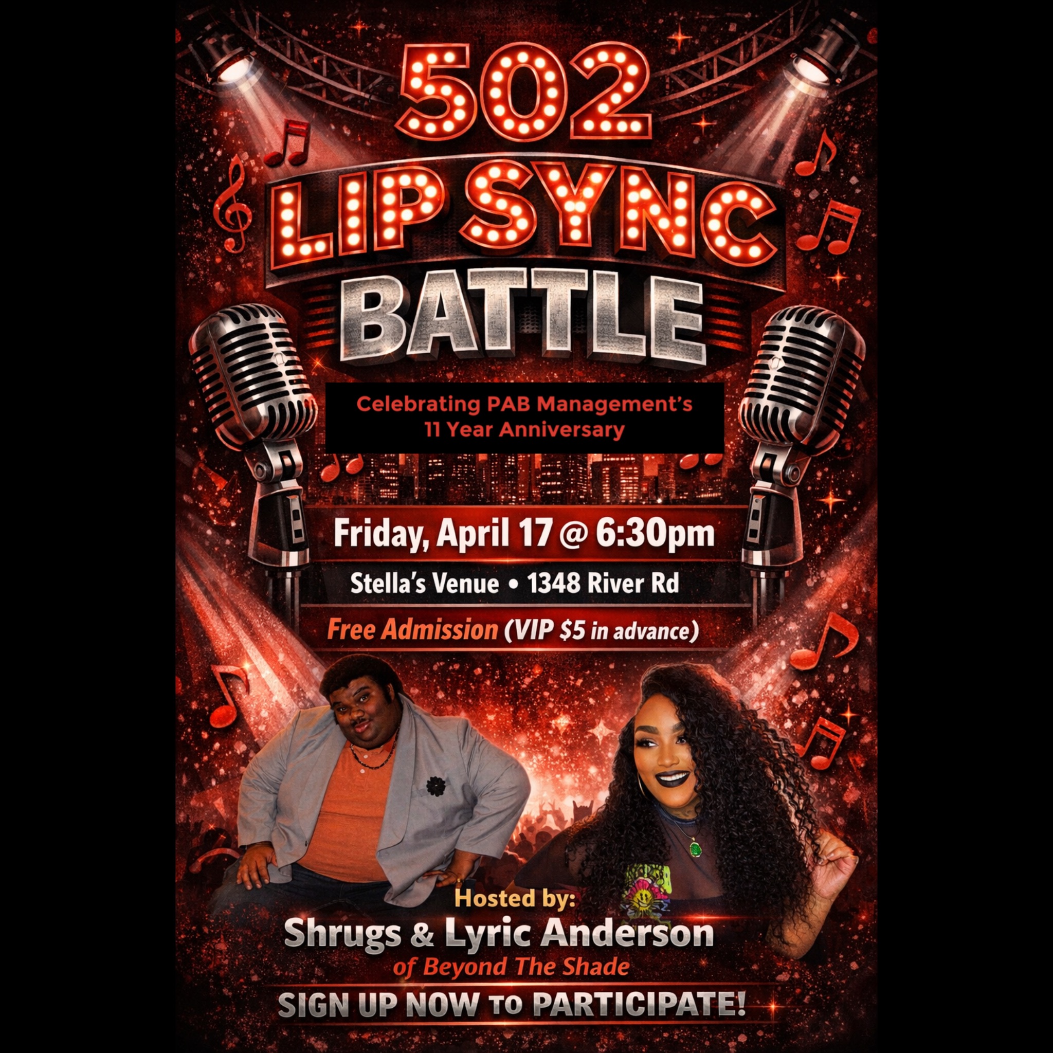 502 Lip Sync Battle: PAB’s 11 Year Anniversary