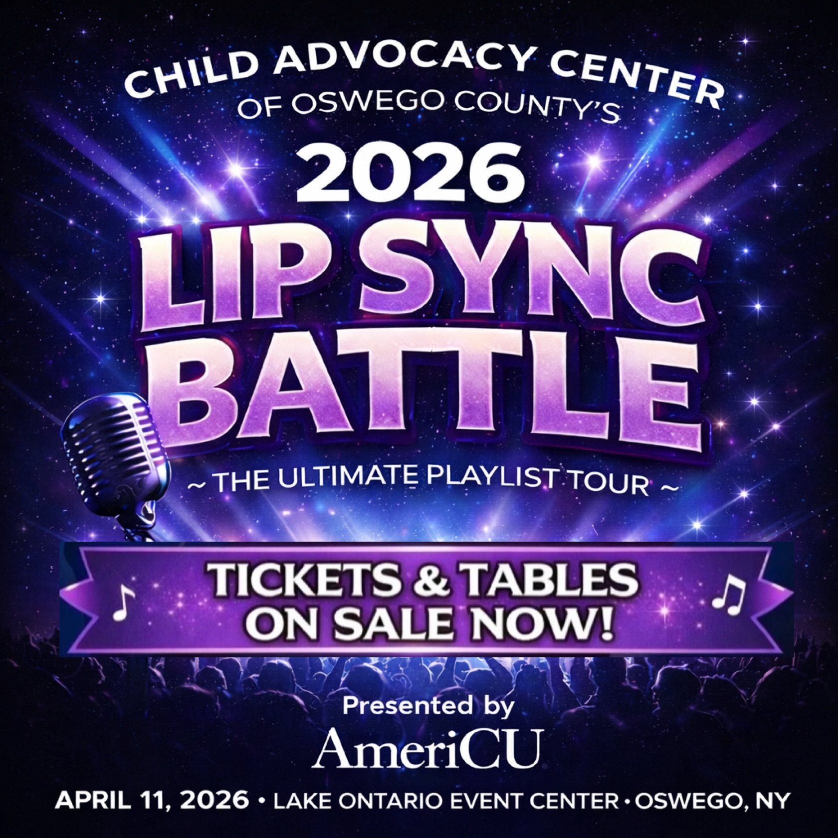 CAC’s 2026 Lip Sync Battle ~ The Ultimate Playlist Tour ~ Presented by AmeriCU