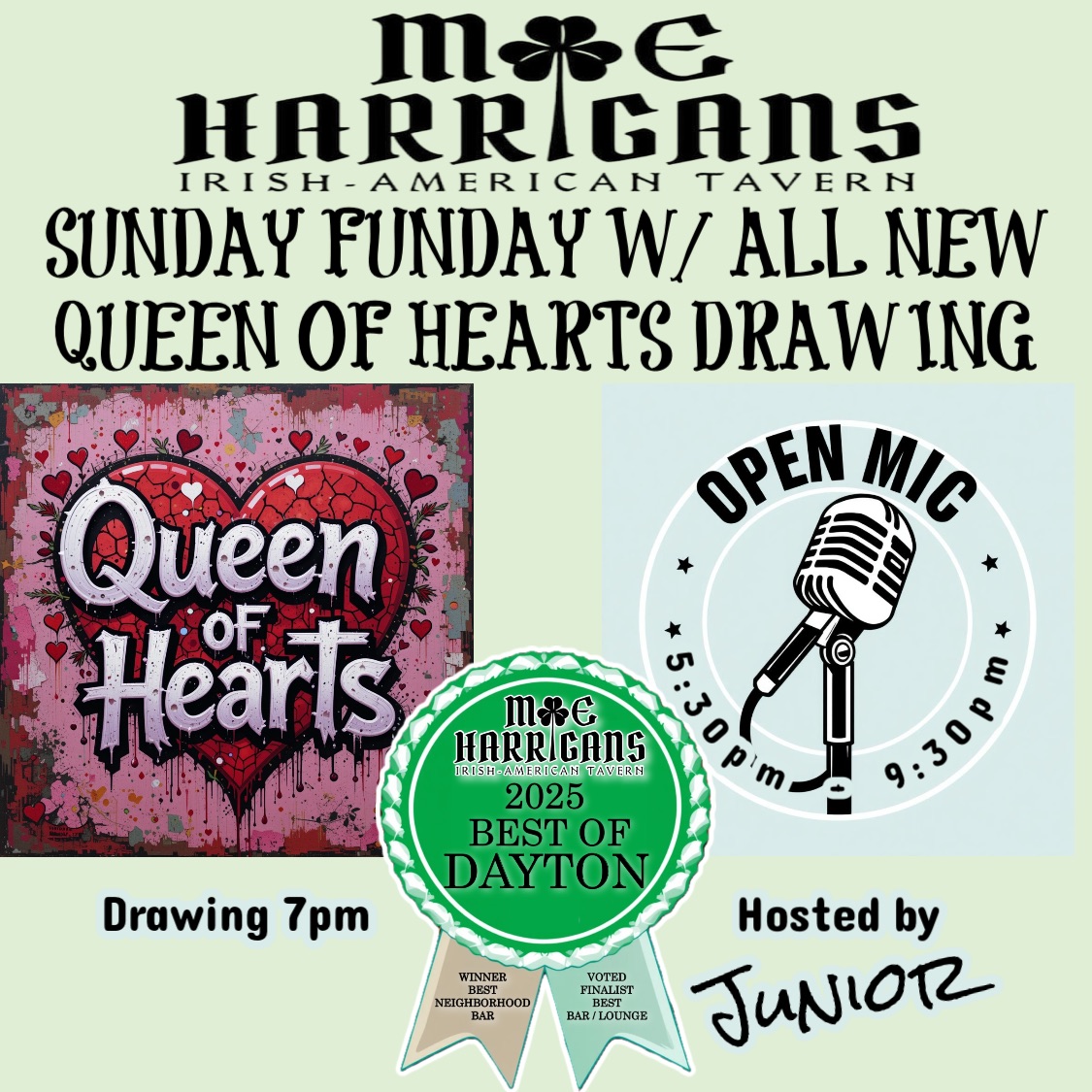 Open Mic & Queen of Hearts Night