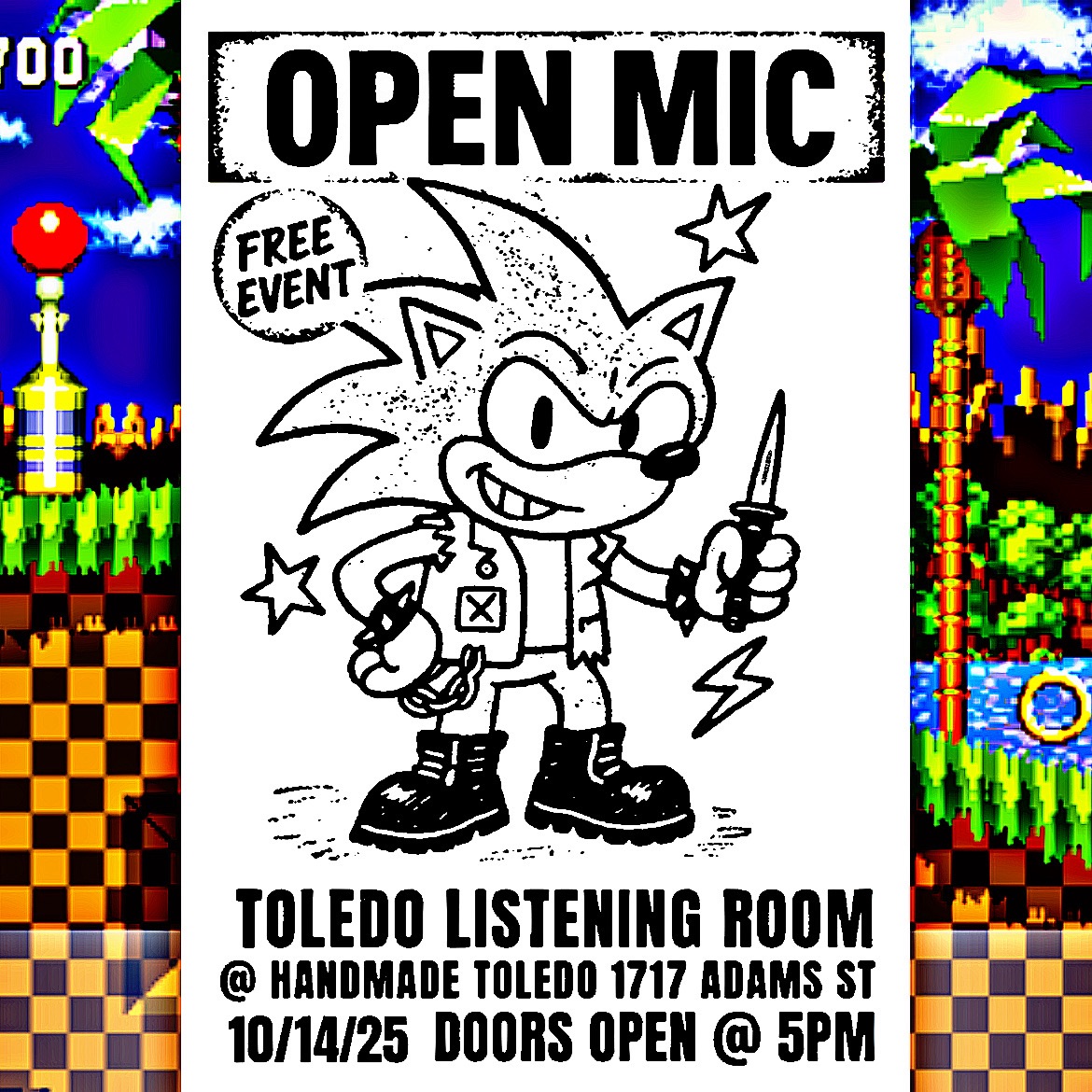 OPEN MIC NIGHT: The Listening Room @ Handmade Toledo