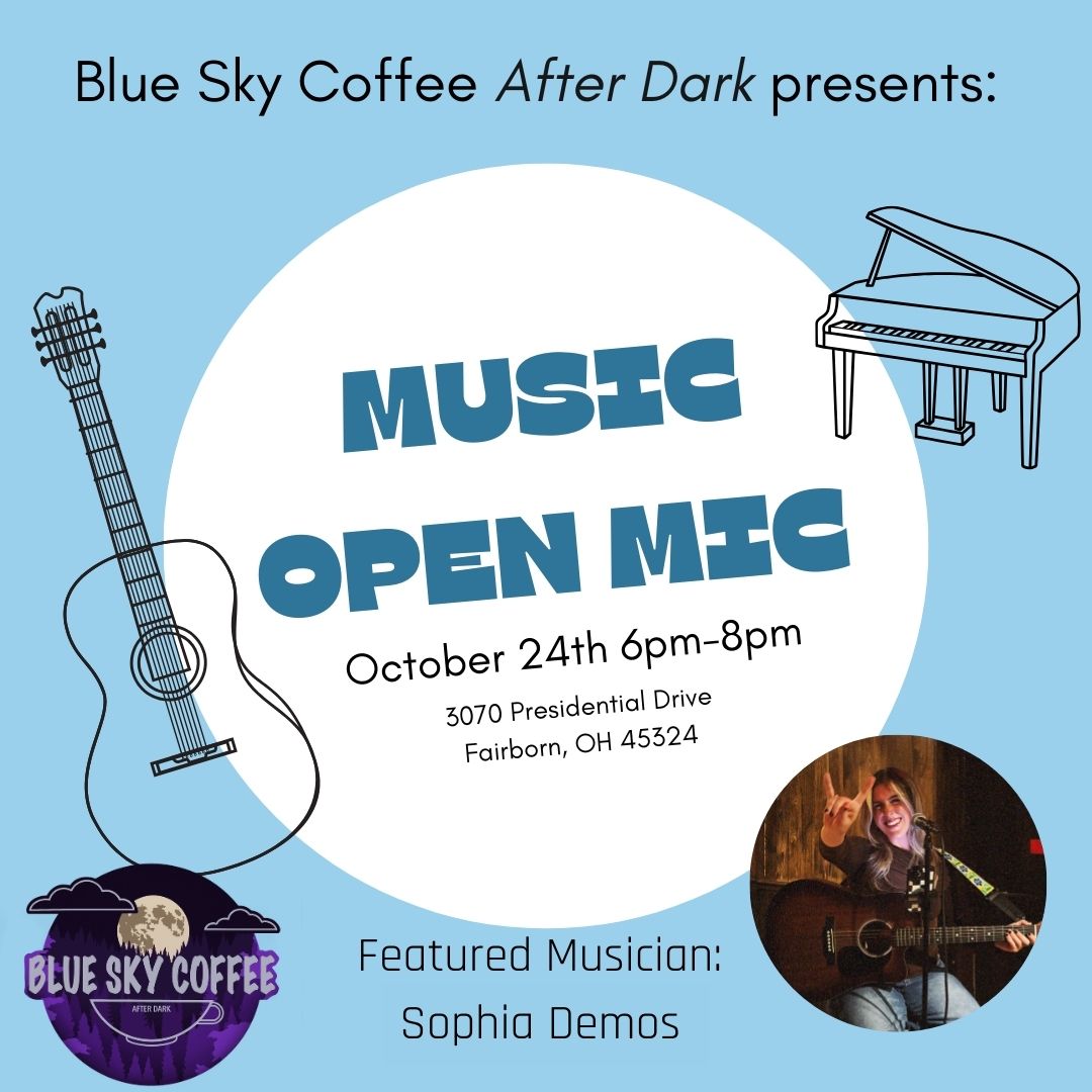 Music Open Mic with Featured Musician: Sophia Demos!