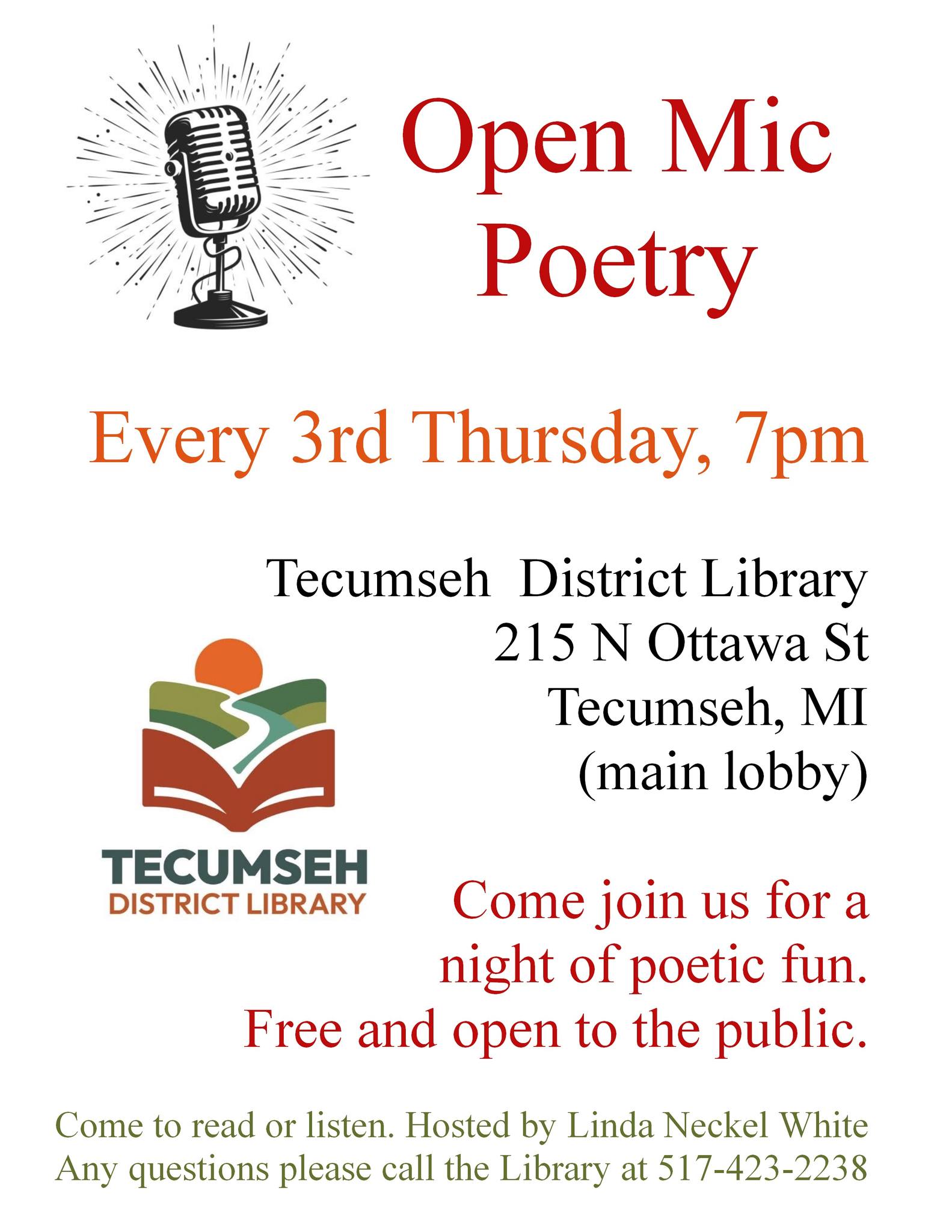 Open Mic Poetry