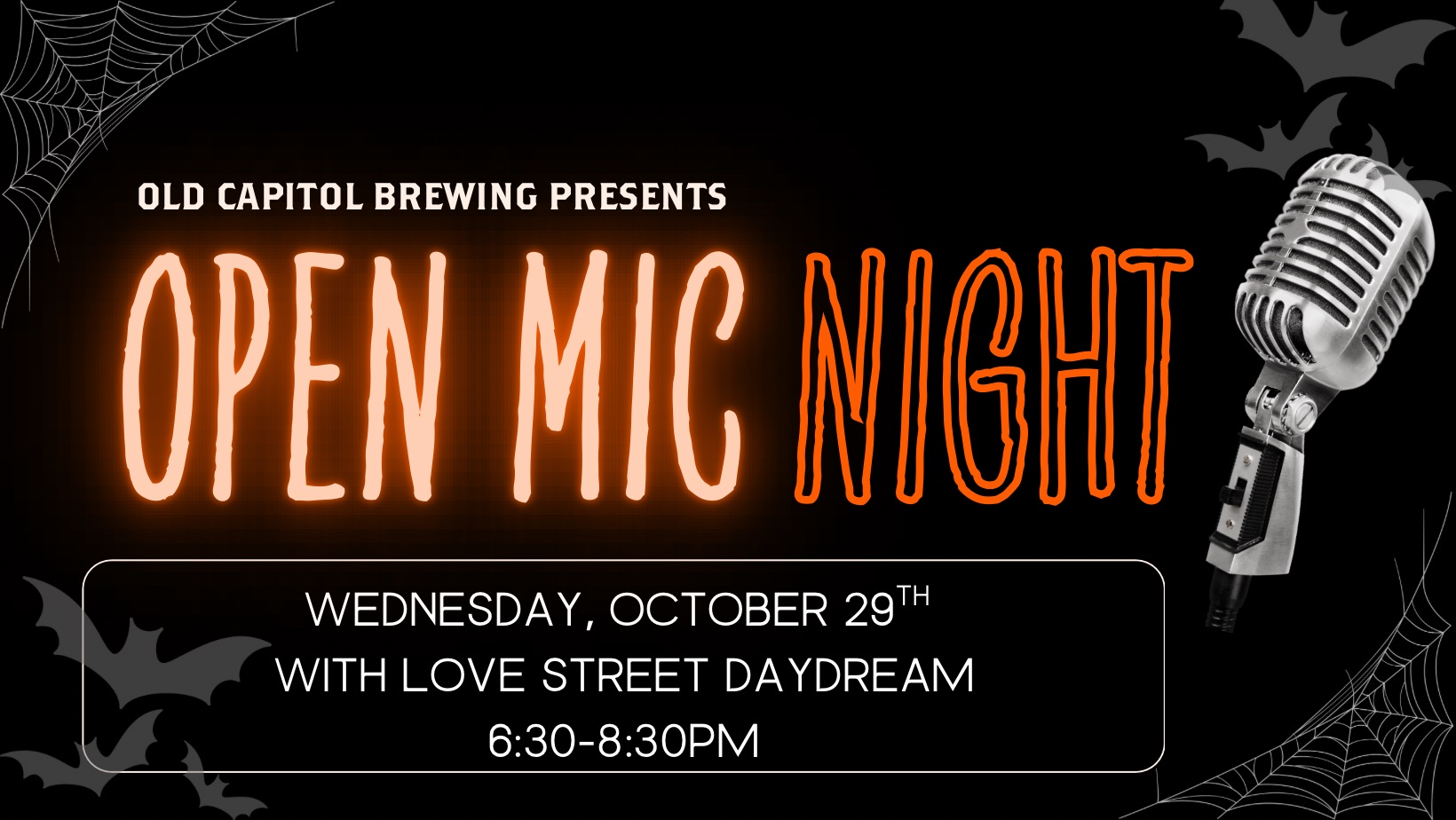 Open Mic Night with Love Street Daydream