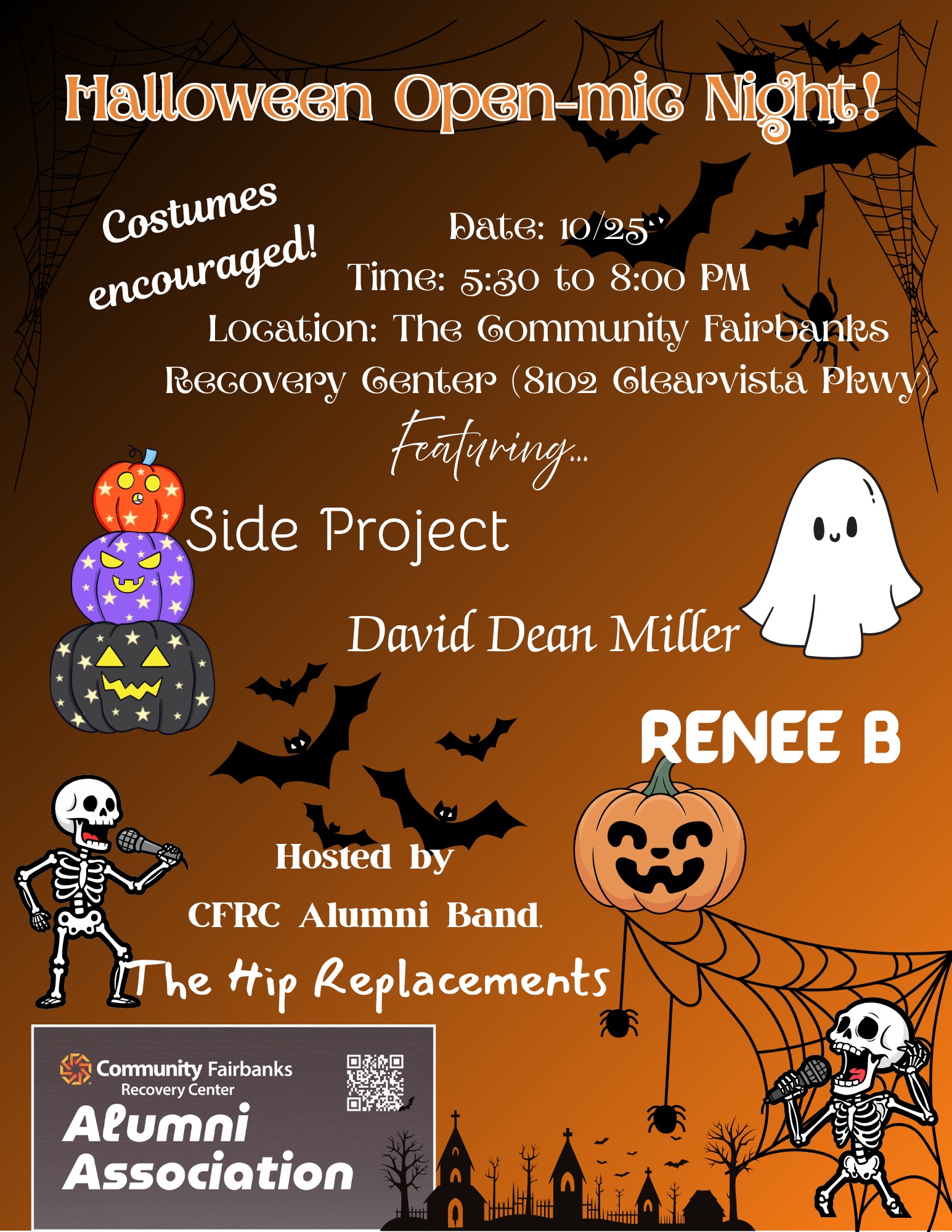 CFRC Halloween Open Mic Night