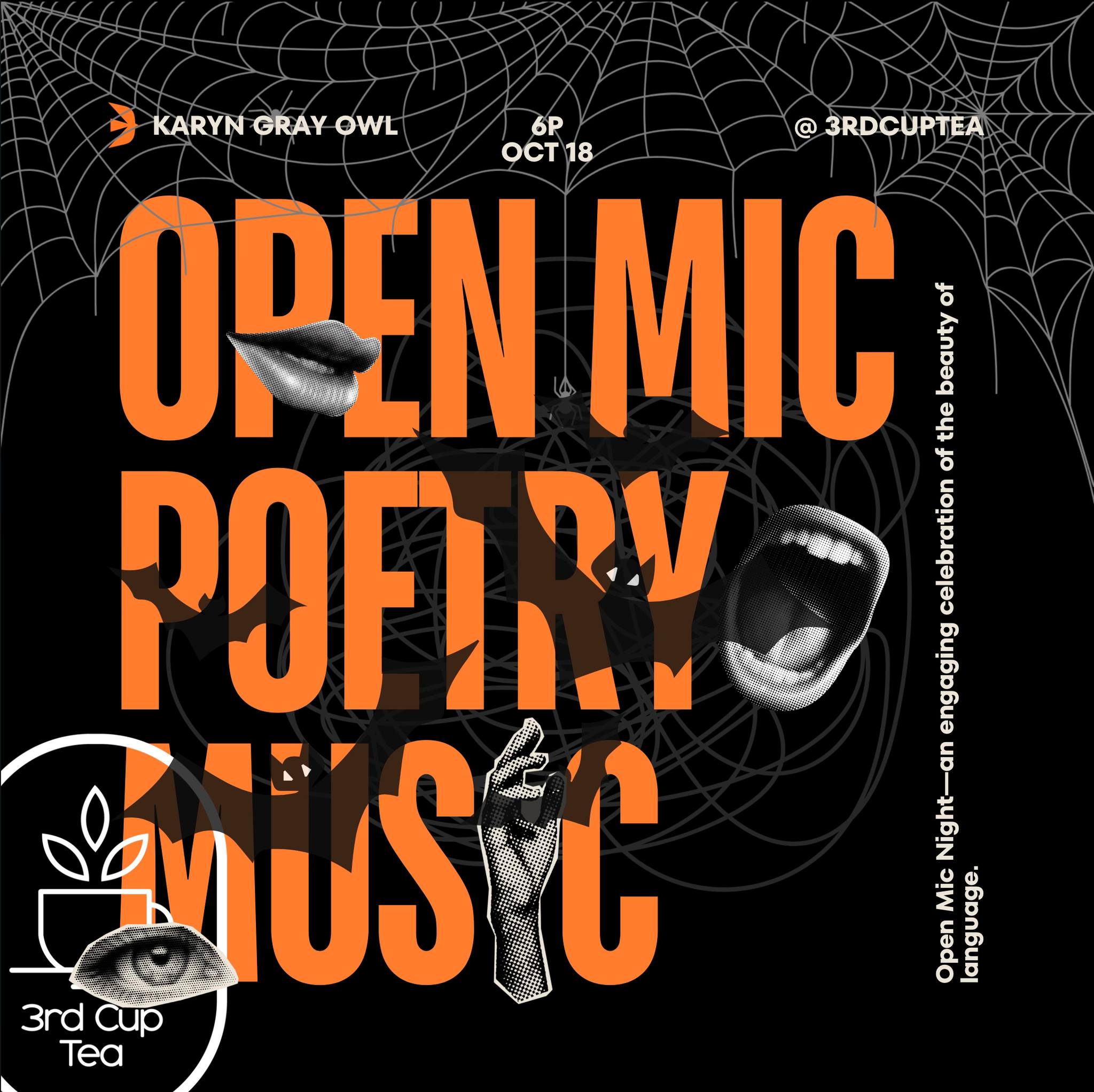 Open Mic Night: Spooky Stories & Music 👻🎶