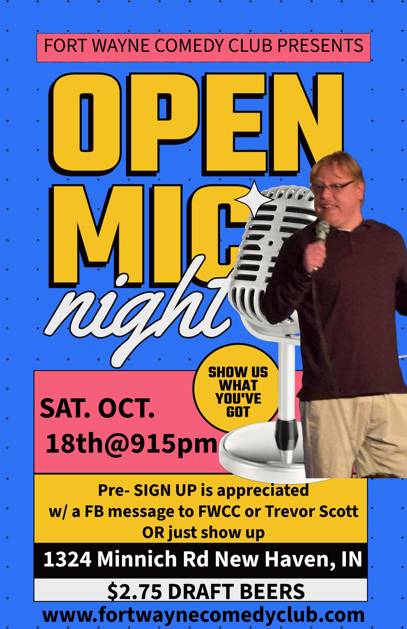 TREVOR SCOTT'S LATE NITE OPEN MIC