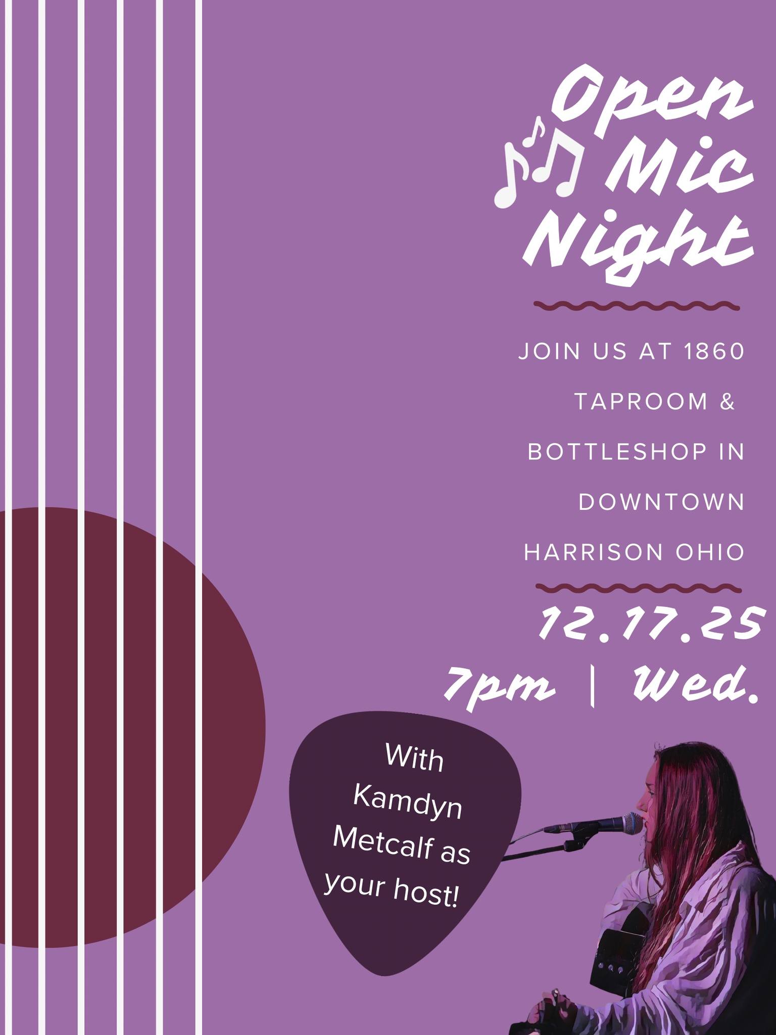 Open Mic with Kamdyn Metcalf