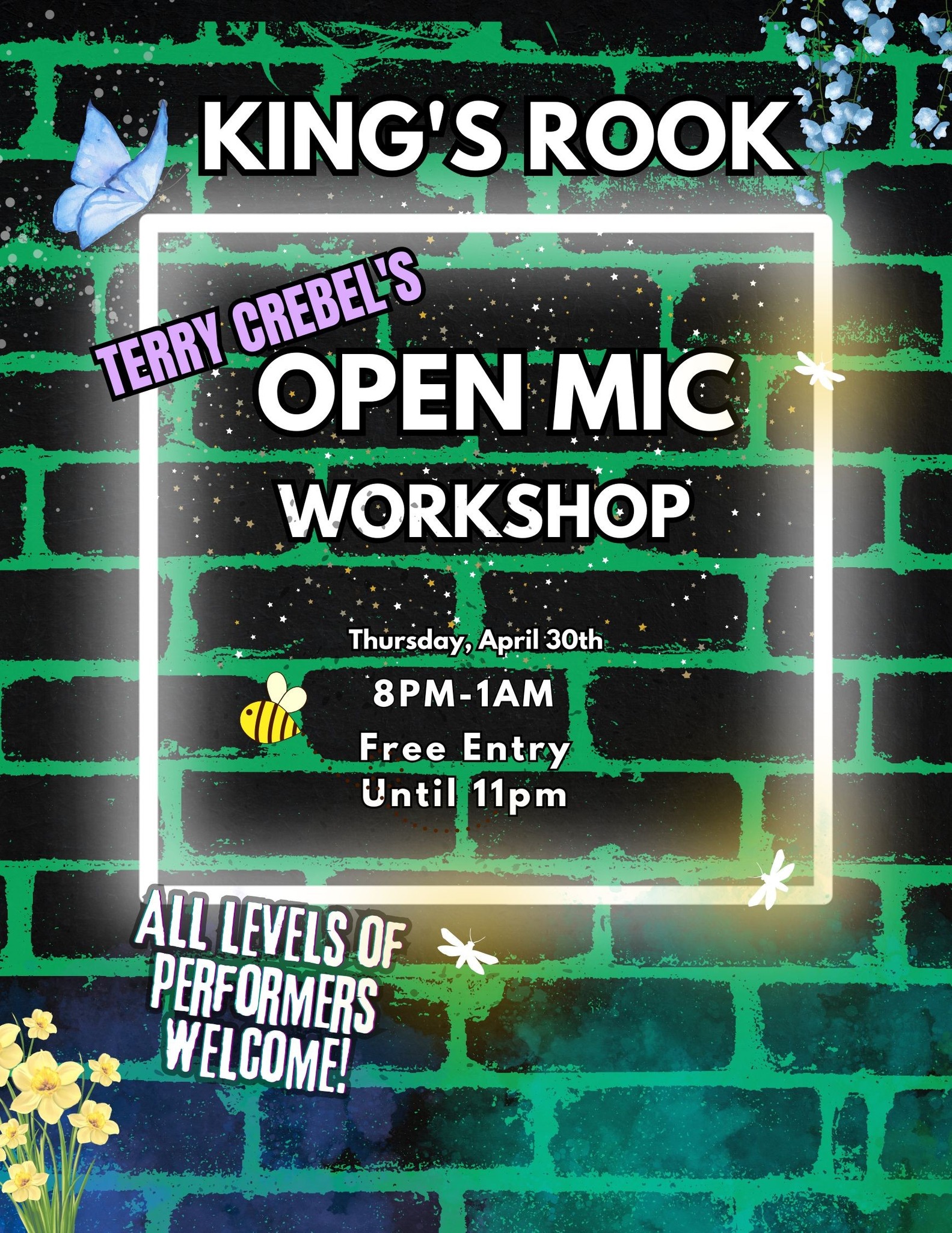 Terry Crebel Open Mic