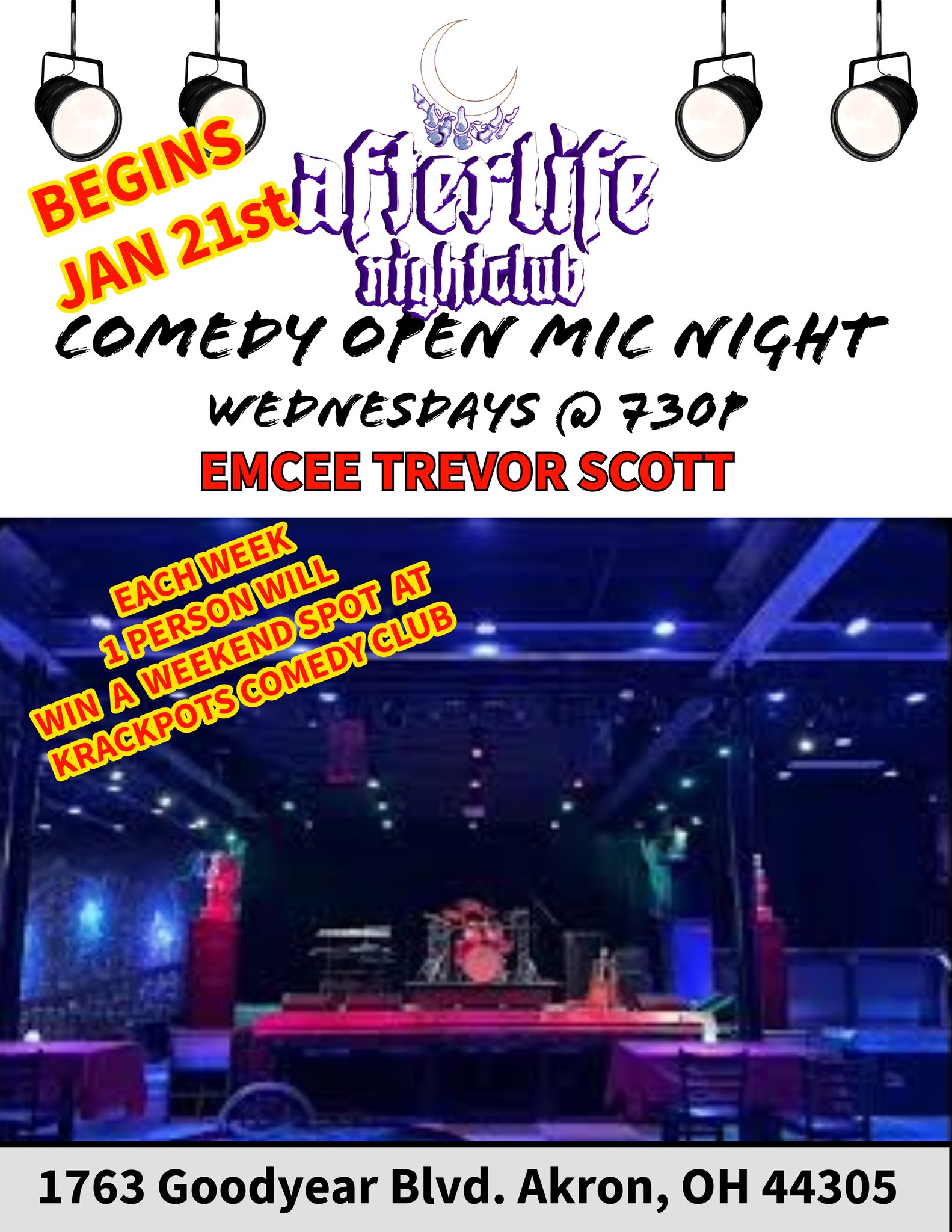 AFTERLIFE NIGHTCLUB OPEN MIC NITE