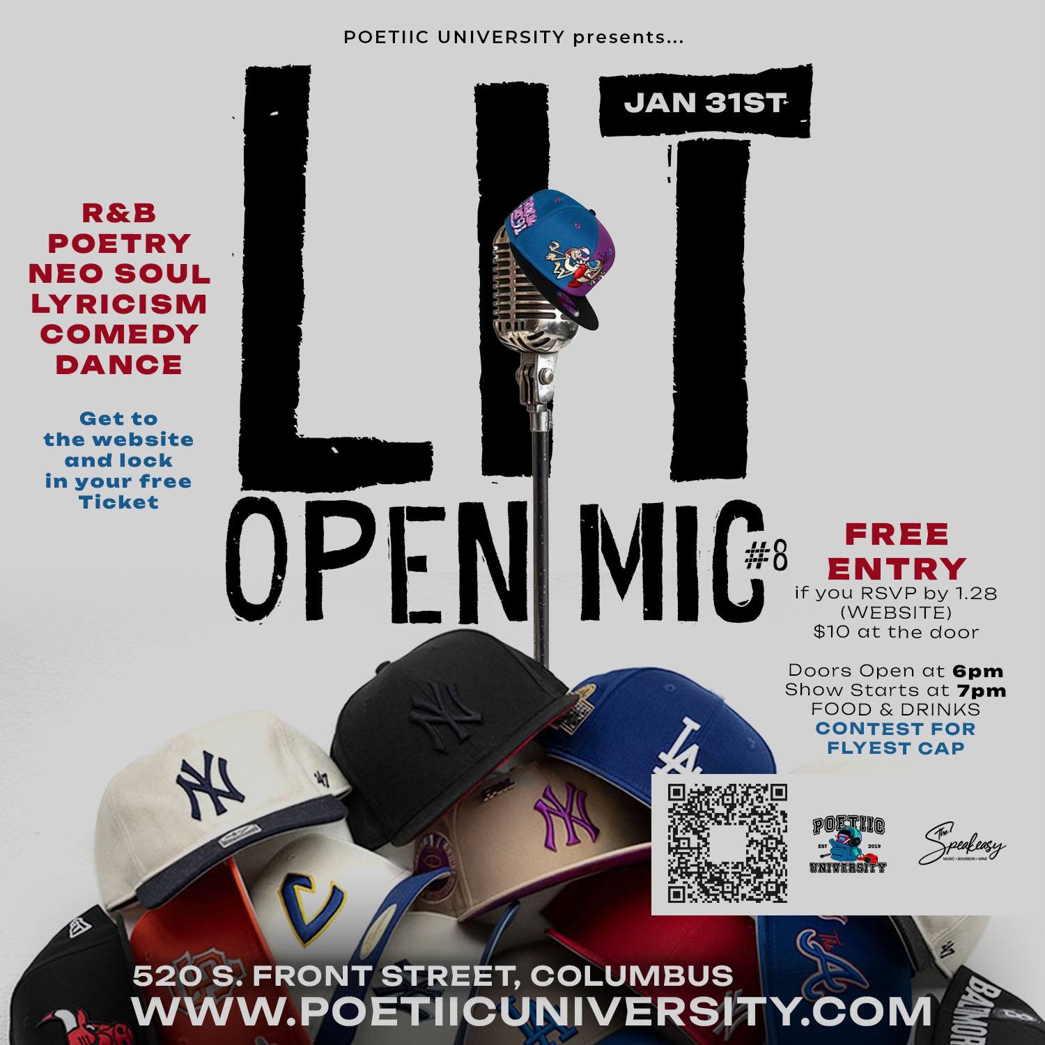 LIT Open Mic #8 (Columbus Chapter)