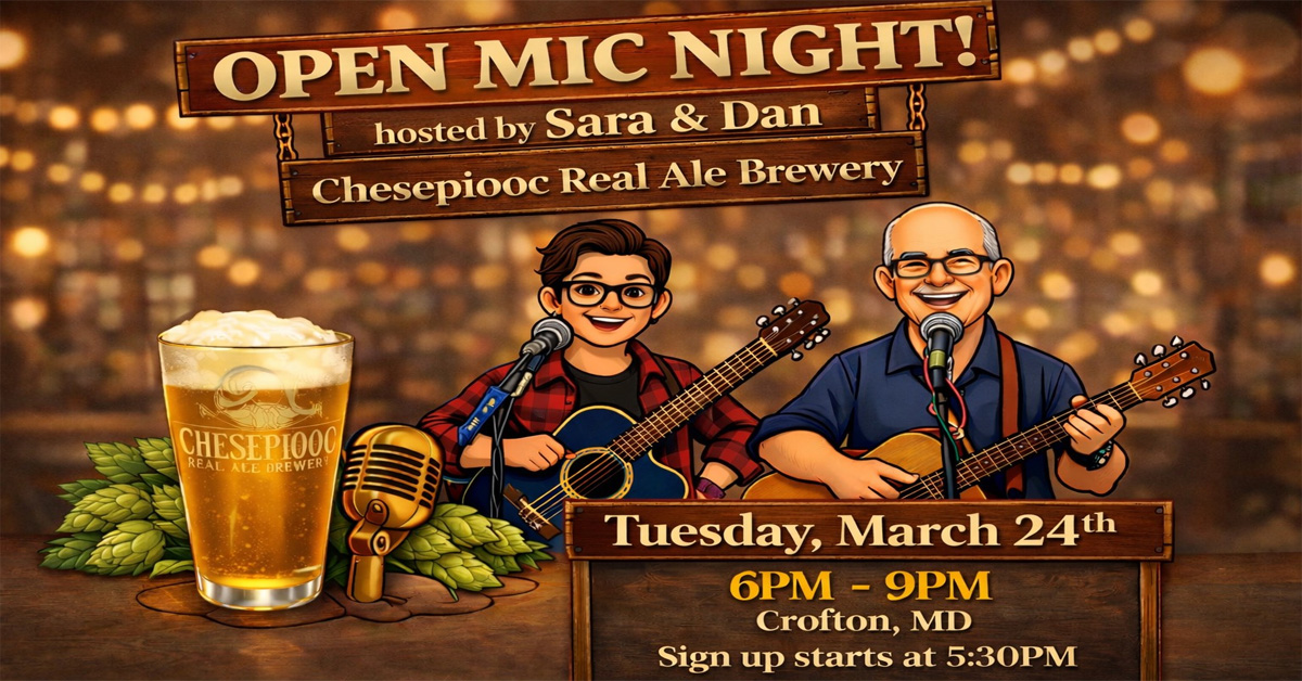 Acoustic Open Mic Night at Chesepiooc