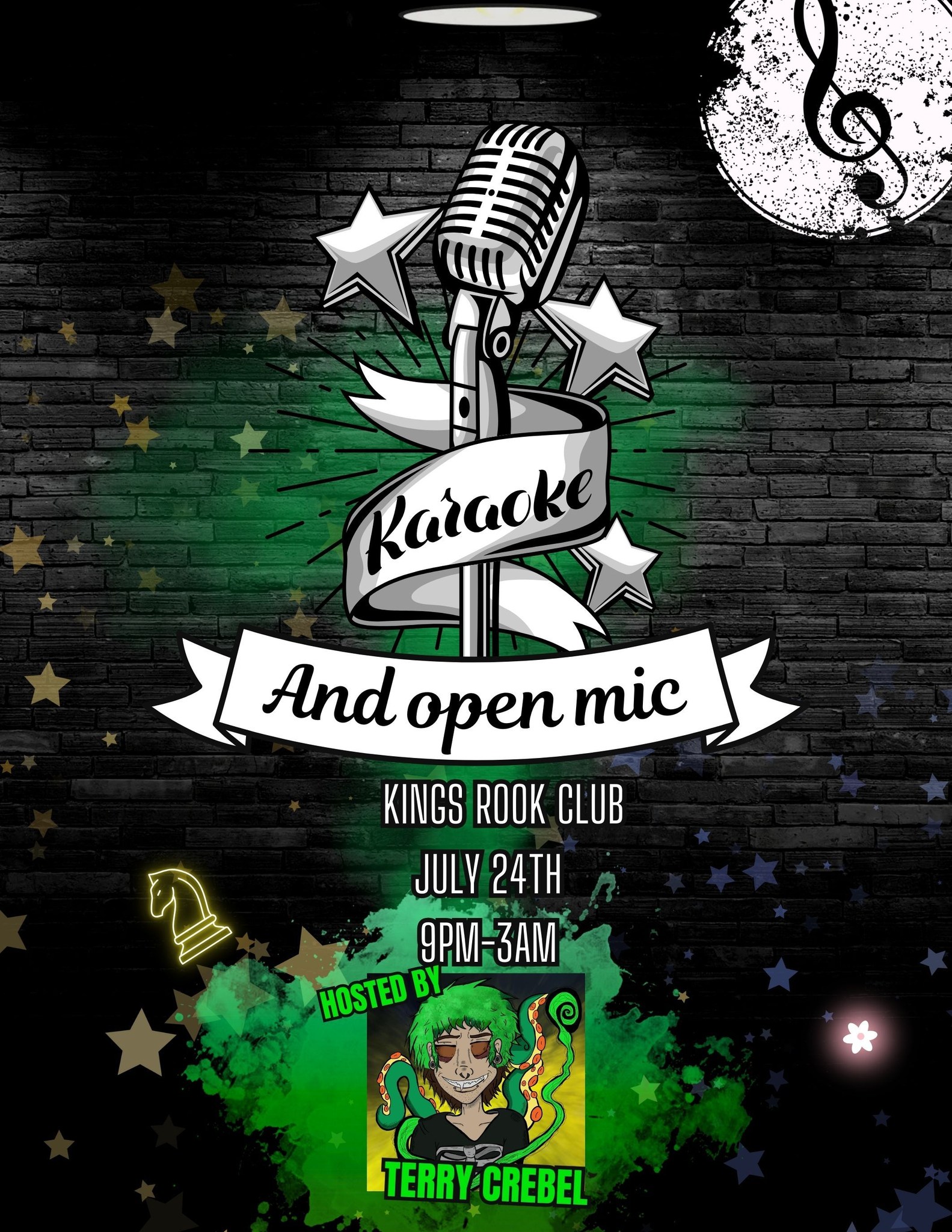 Karaoke + Open Mic Hosted by Terry Crebel