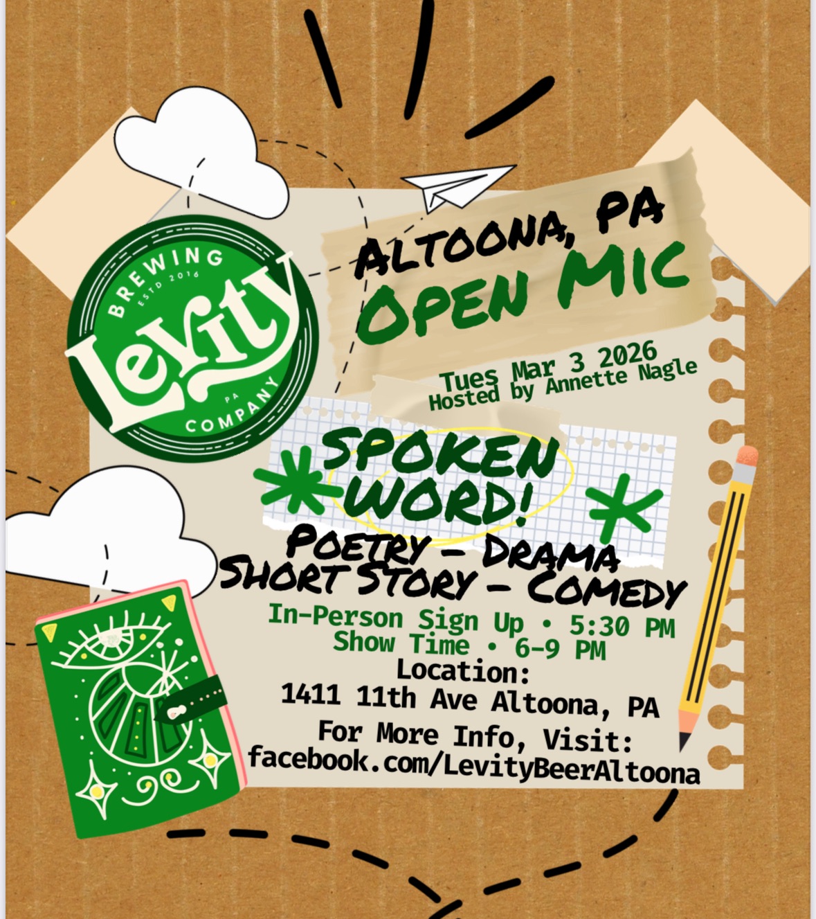 Open Mic — Spoken Word