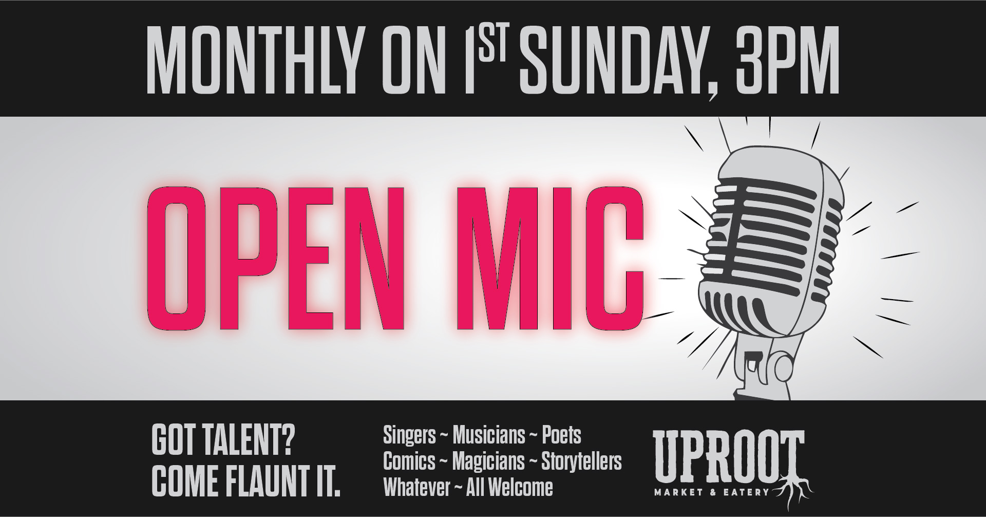 Monthly Open Mic