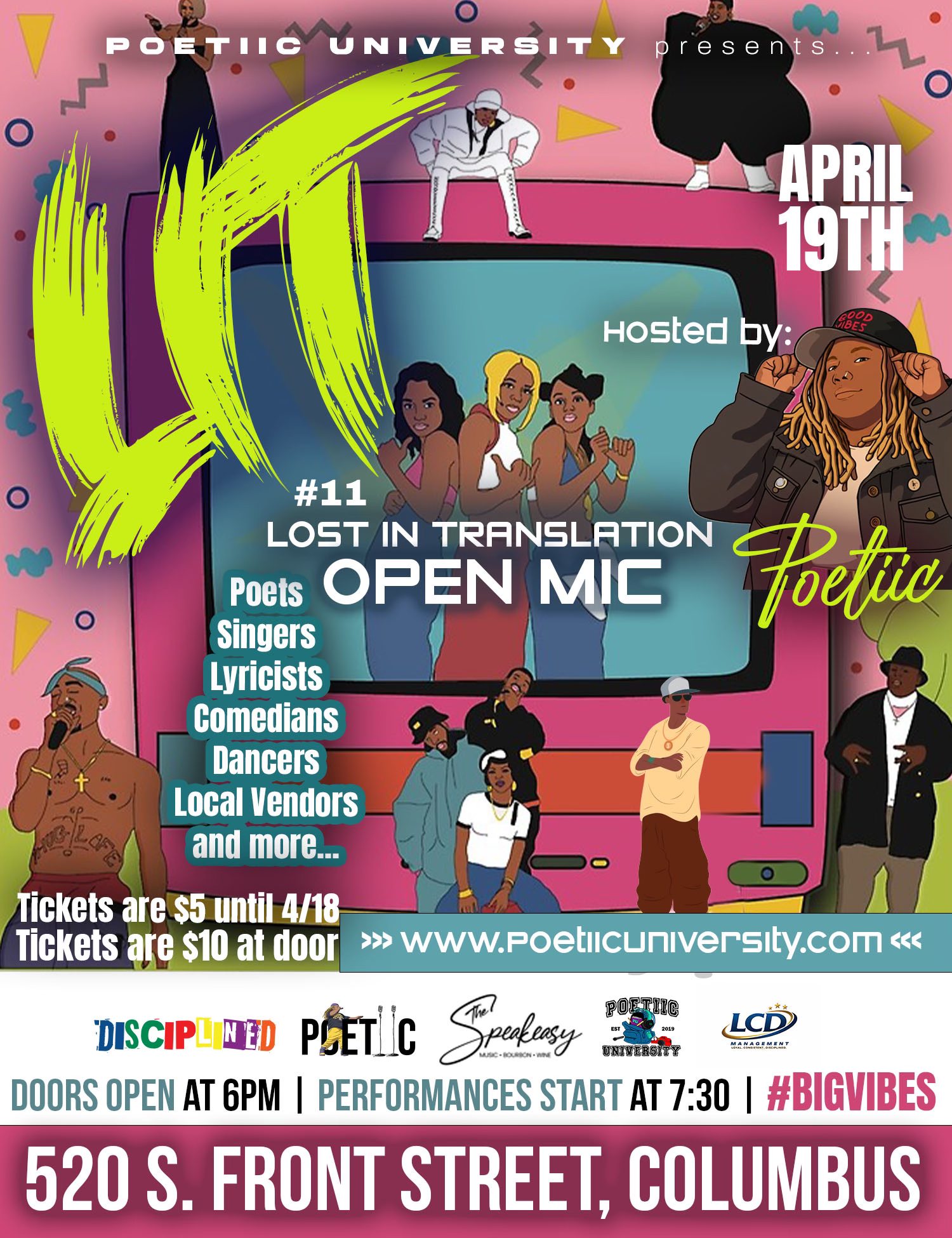 LIT Open Mic (Columbus Chapter)
