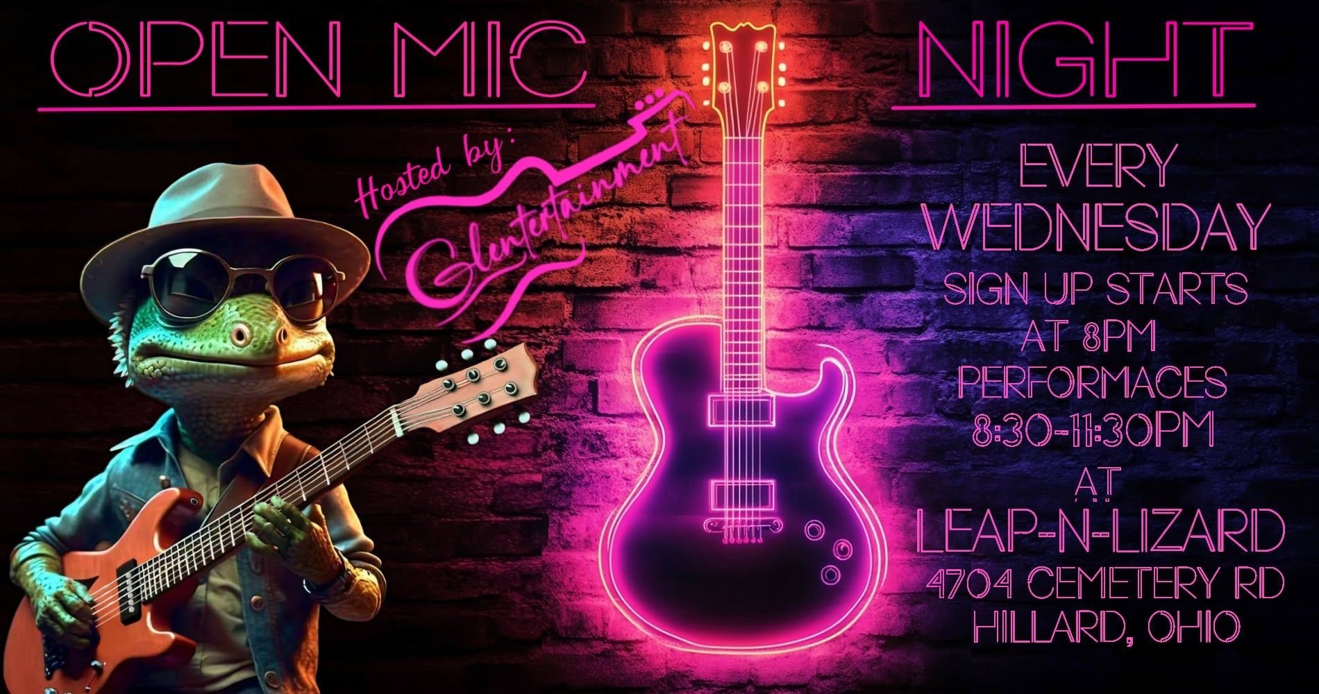 Open Mic Powered by Glentertainment cohosted by Stevie Cade video by Michael Schwartz.