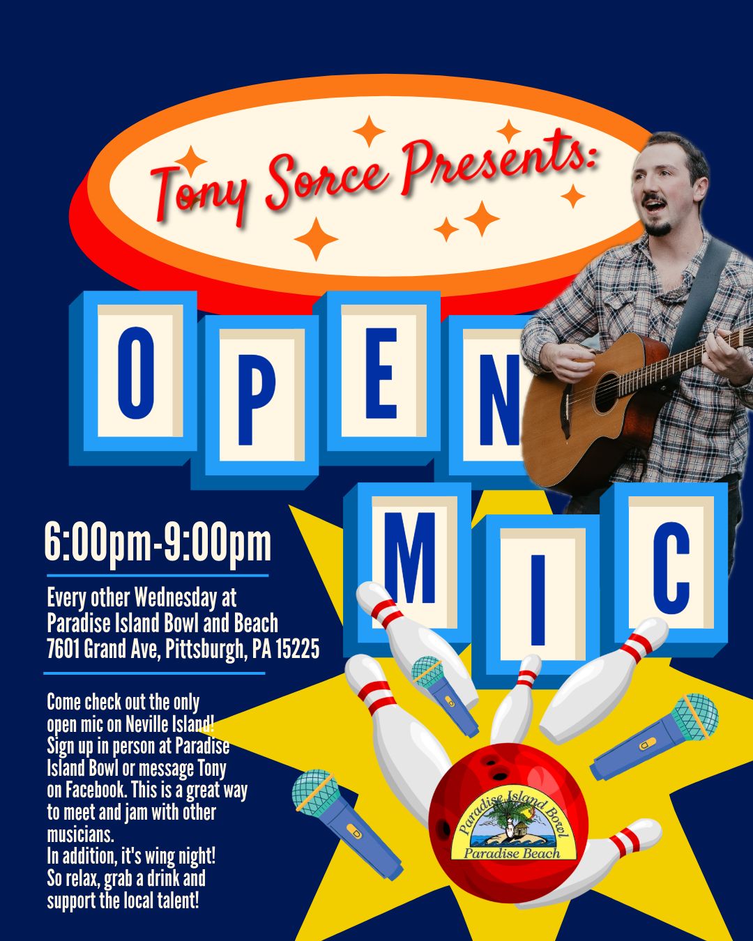 Open Mic @ Paradise Island