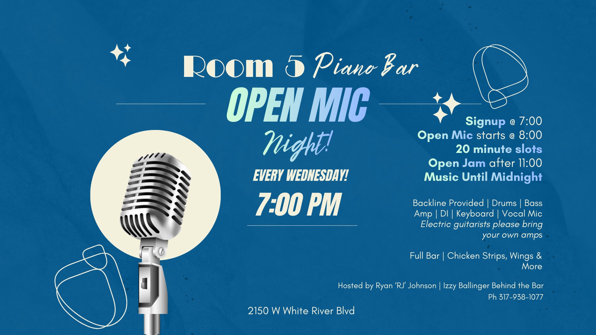 Open Mic Night at the Room 5 Piano Bar