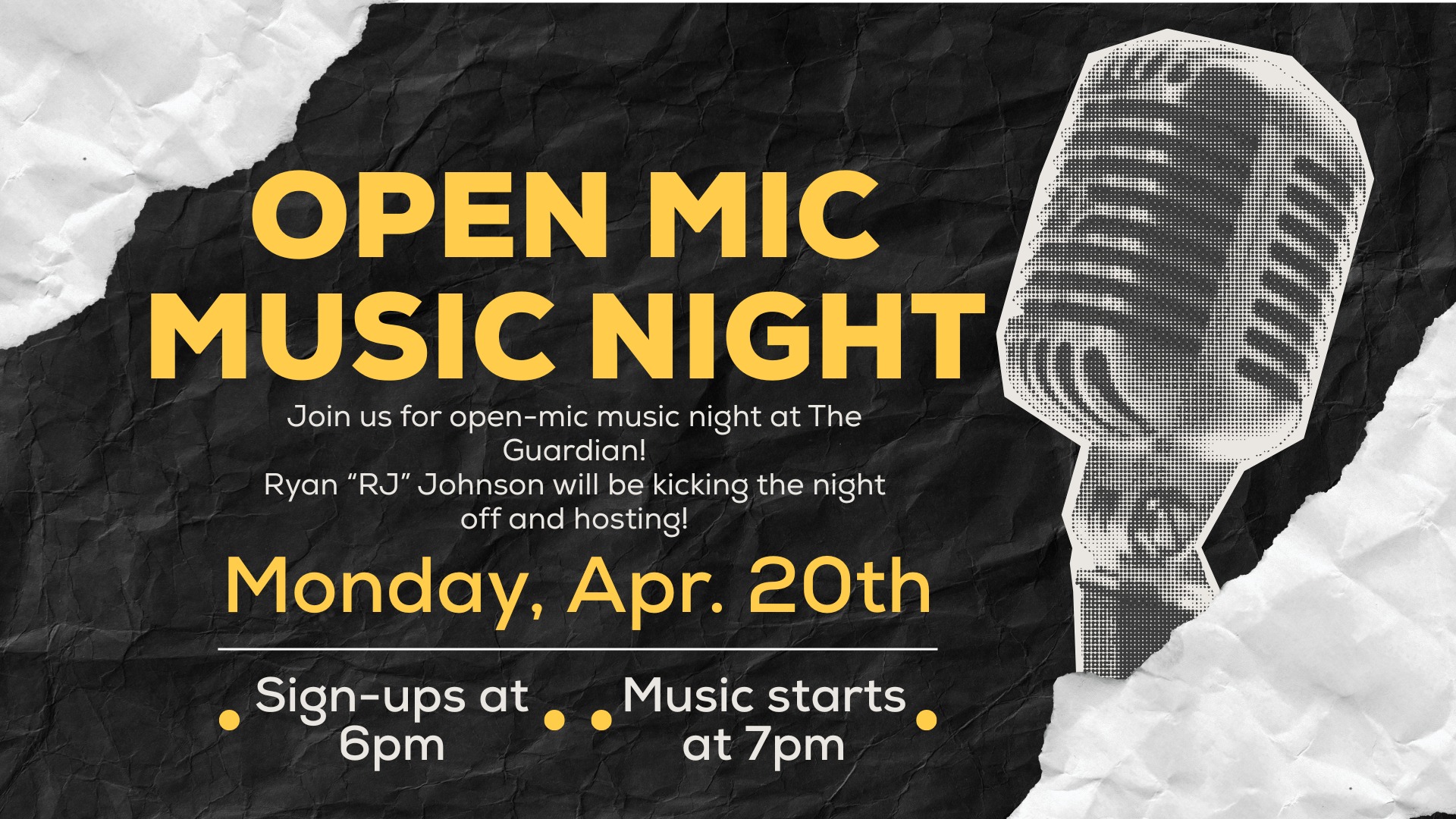 Open Mic Music at GBC