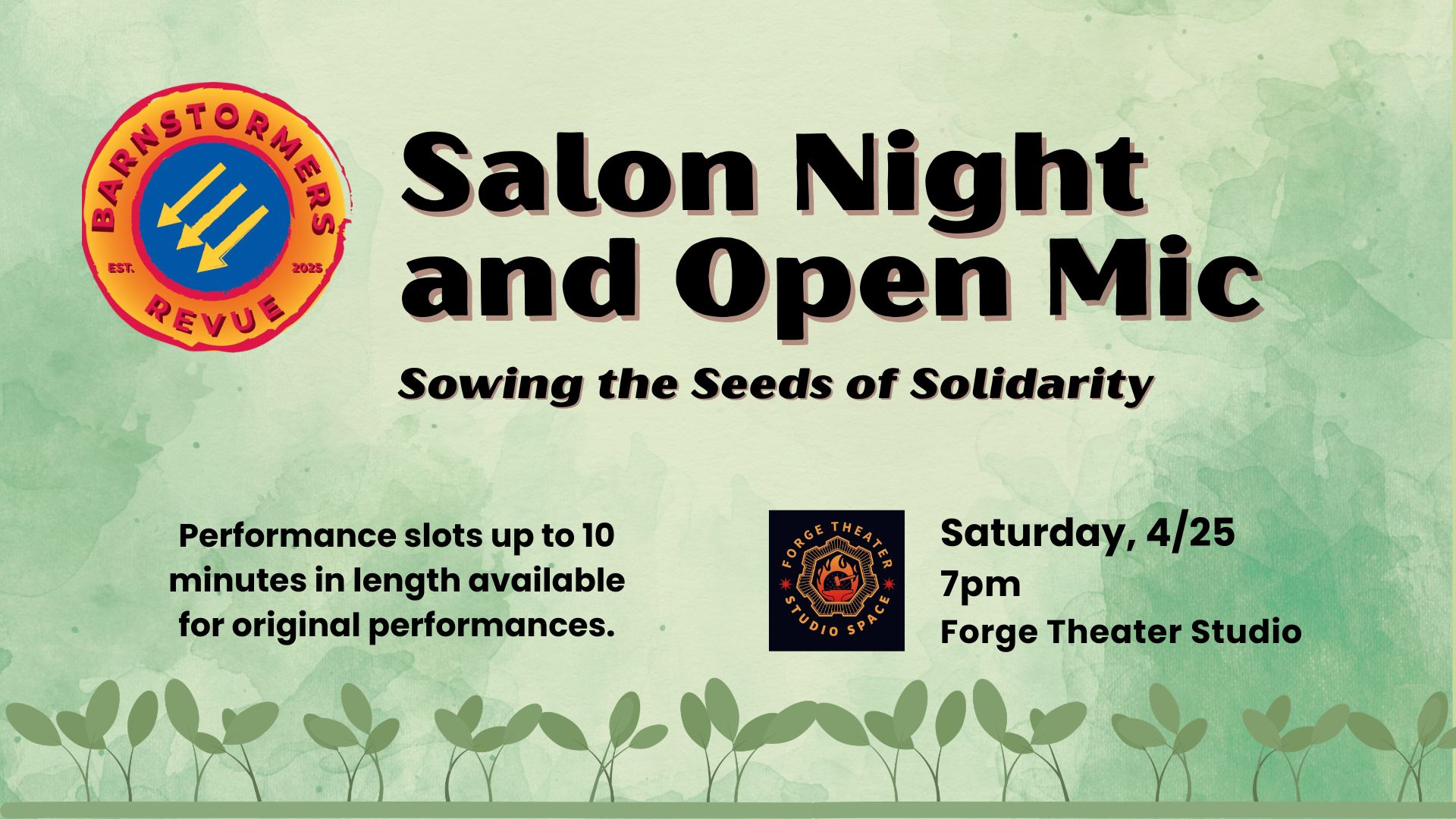 April Salon Night and Open Mic
