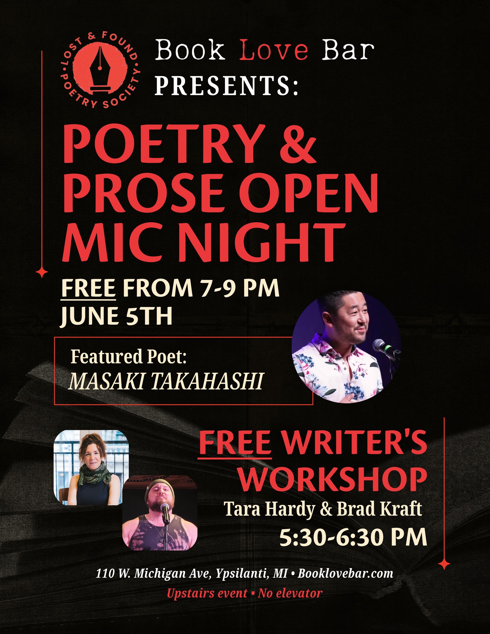 Open Mic Poetry and Prose w/ Host Tara Hardy