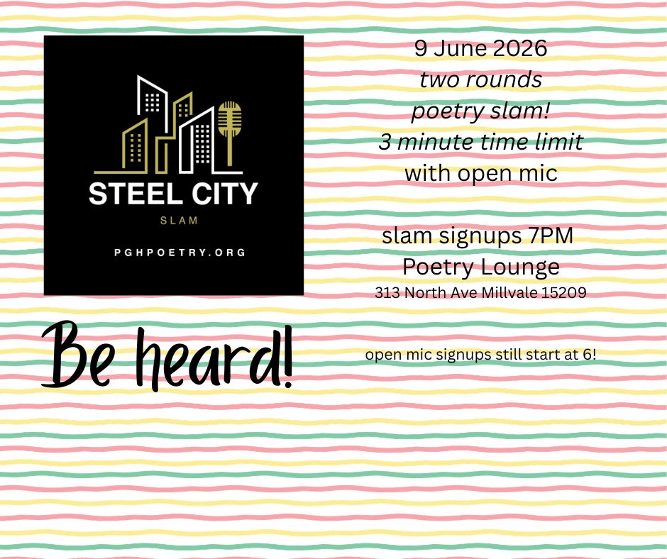 Steel City Slam slam & open mic  featuring James Hamilton!! 21+