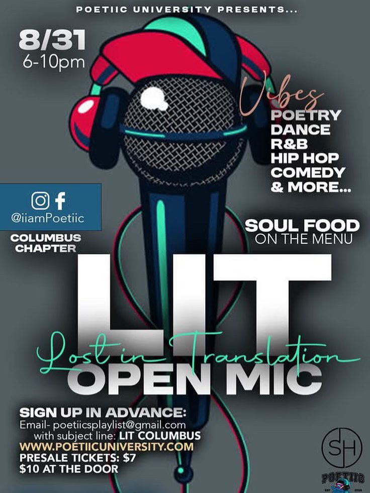 LIT Open Mic 3 (Columbus Chapter)