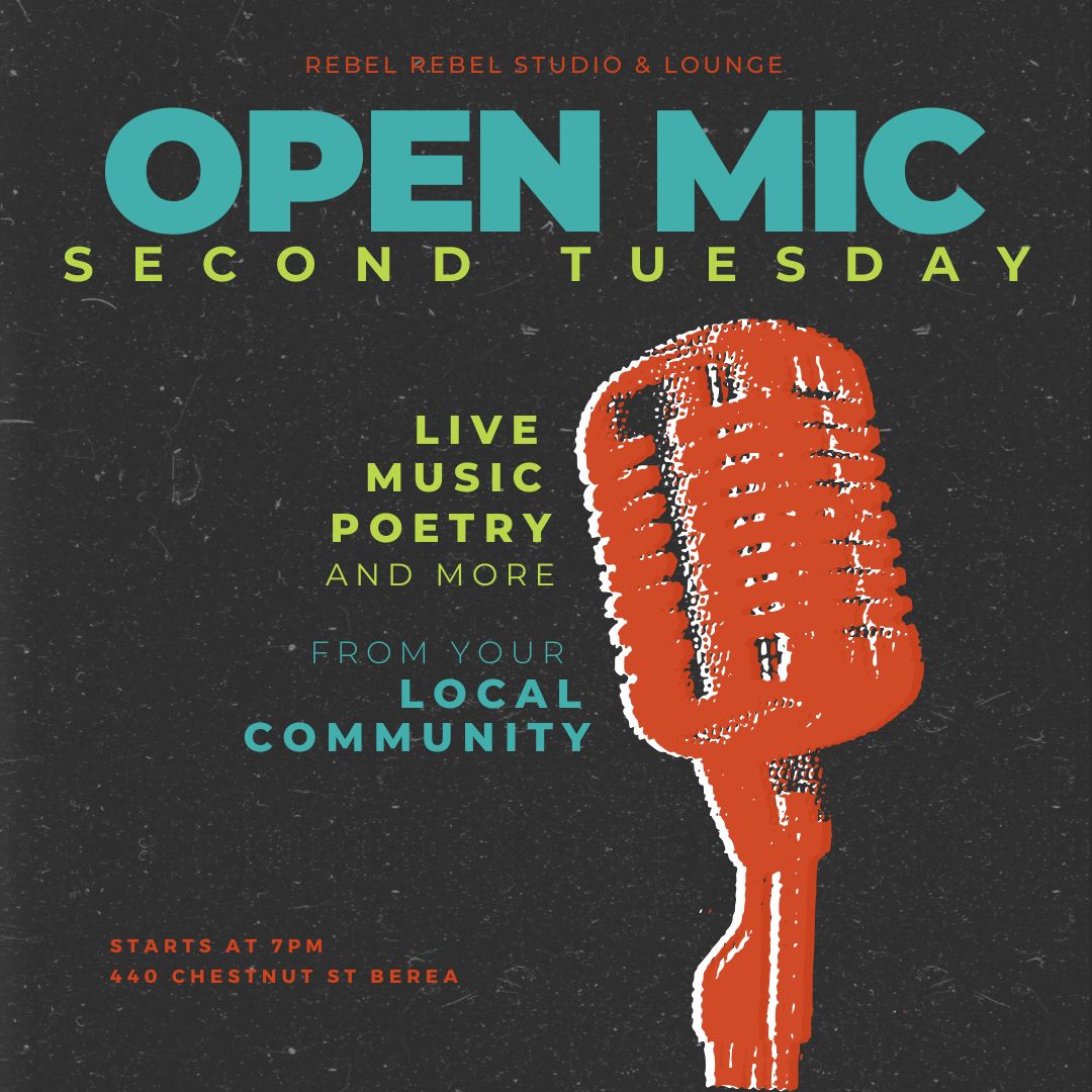 Rebel's SECOND TUESDAY Open Mic