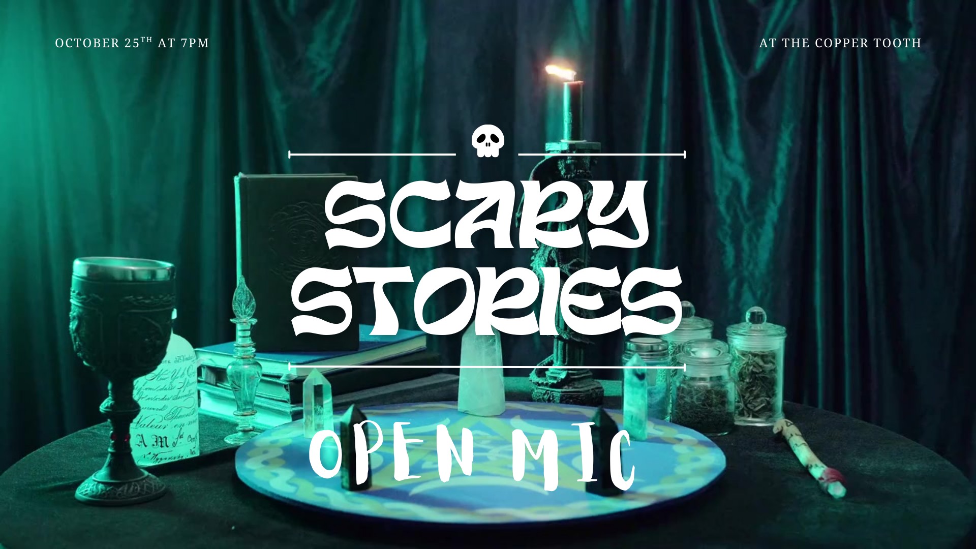 Spooky Stories Open Mic